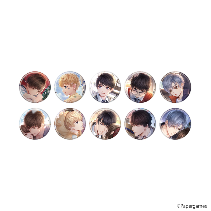 恋とプロデューサー～EVOL×LOVE～_缶バッジ23/コンプリートセット(全10種)(公式イラスト)【コンプリートセット/10個入り】