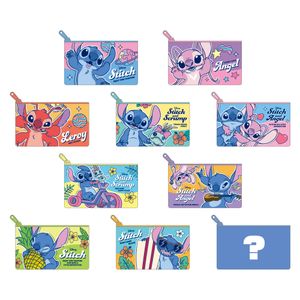 Disney Secret Flat Mini Pouch - Stitch [BOX / 10 pieces]