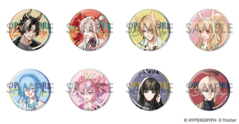 アークナイツ_トレーディング缶バッジ～OPERATORS HOLIDAY 2～【コンプリートBOX/8個入り】