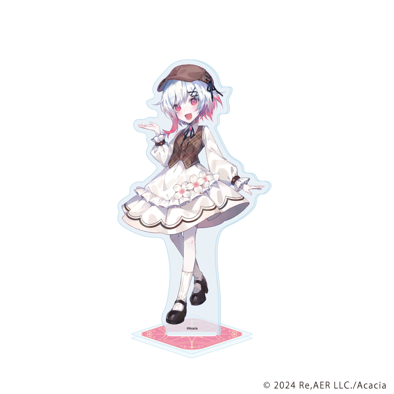 魔法少女ノ魔女裁判_アクリルスタンド01/桜羽エマ カフェ店員ver.(描き下ろしイラスト)