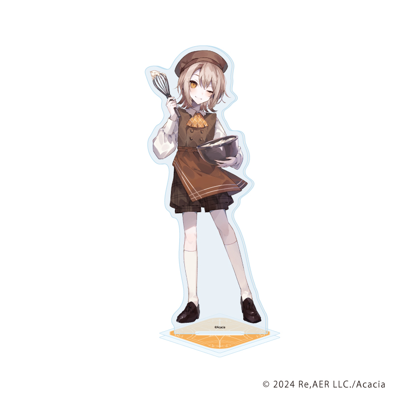 魔法少女ノ魔女裁判_アクリルスタンド05/蓮見レイア カフェ店員ver.(描き下ろしイラスト)