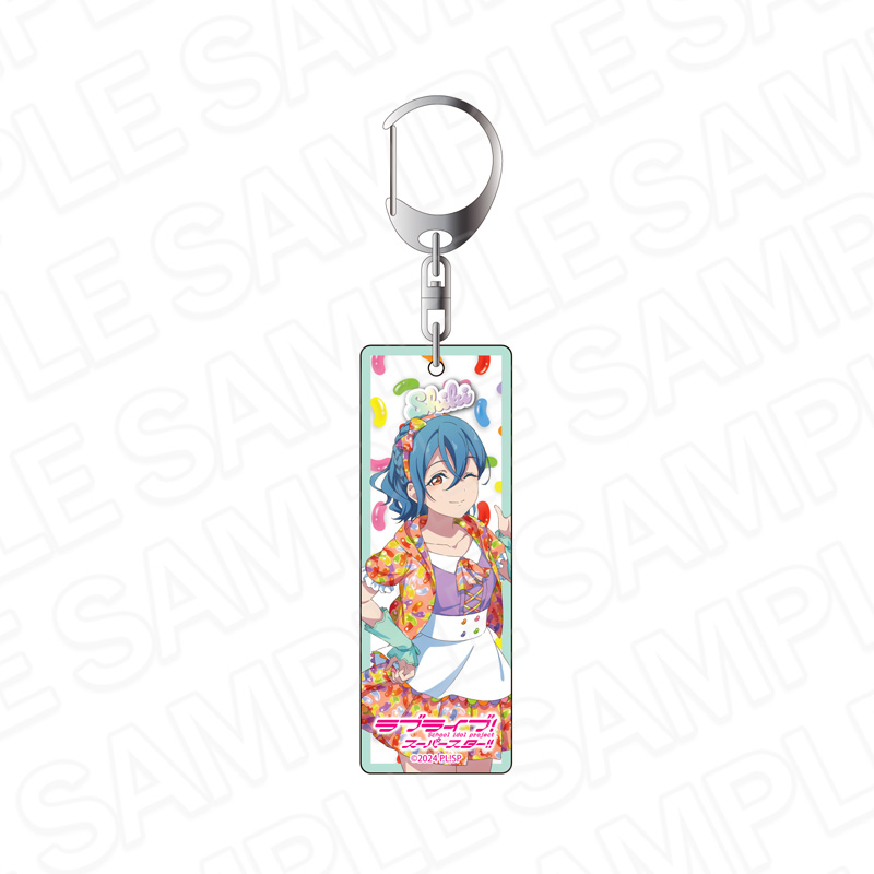 ラブライブ!スーパースター!!_プレートキーホルダー 若菜四季 Cafe party ver.