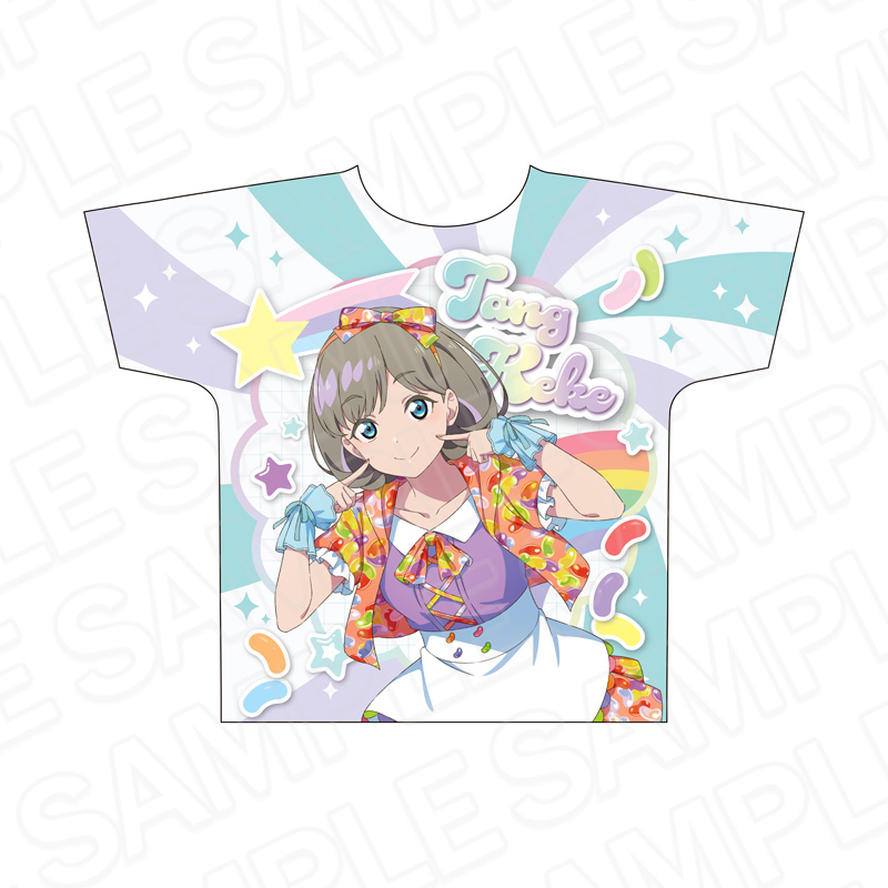 ラブライブ!スーパースター!!_フルグラフィックTシャツ 唐 可可 Cafe party ver.