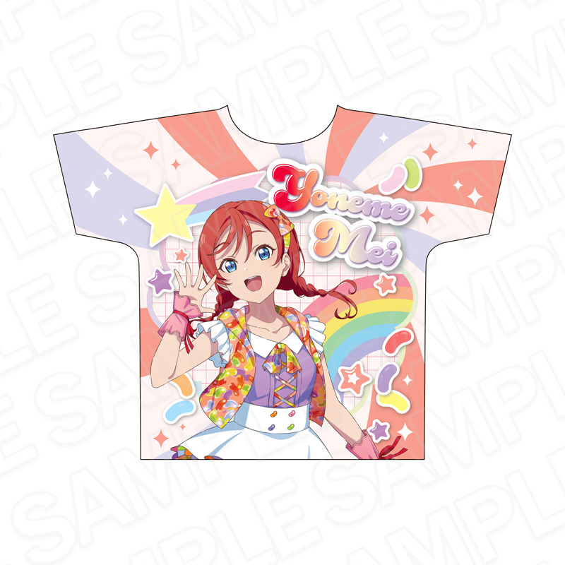 ラブライブ!スーパースター!!_フルグラフィックTシャツ 米女メイ Cafe party ver.