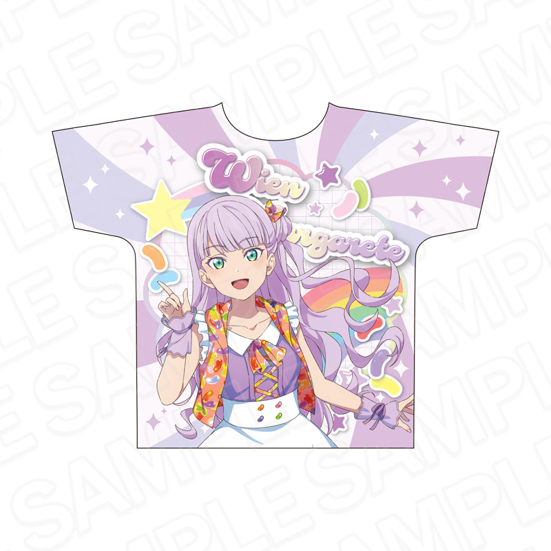 ラブライブ!スーパースター!!_フルグラフィックTシャツ ウィーン・マルガレーテ Cafe party ver.