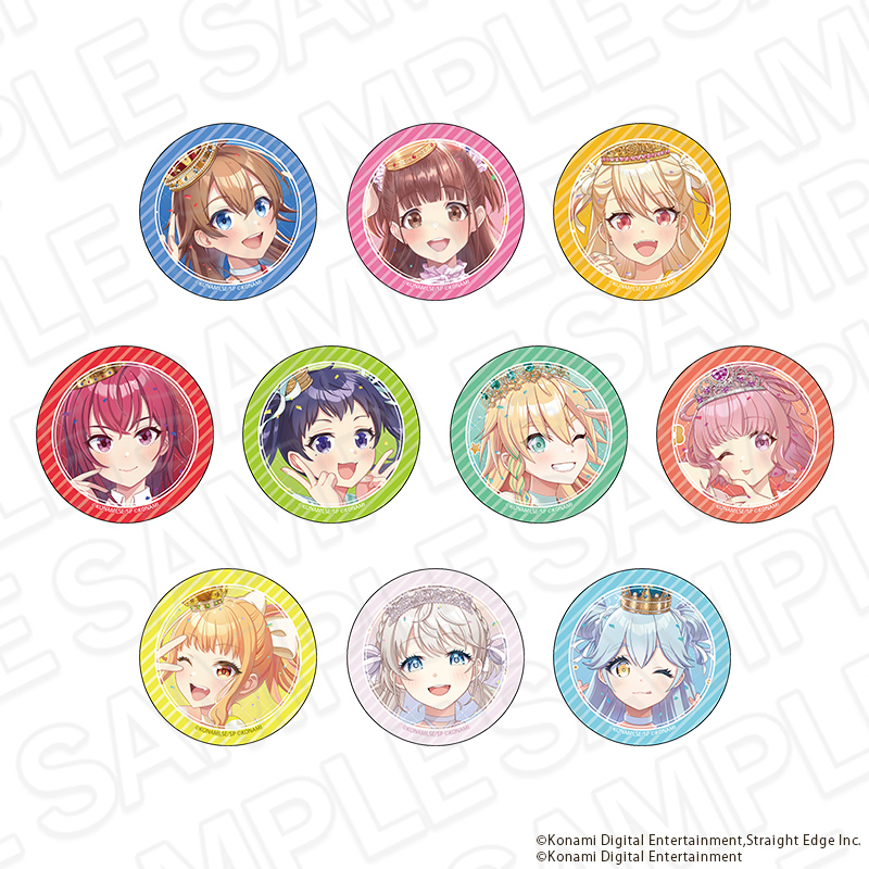 シャインポスト_ホログラムカンバッジ(ランダム) A 2024バースデー ver.　【コンプリートOPP／10個入り】