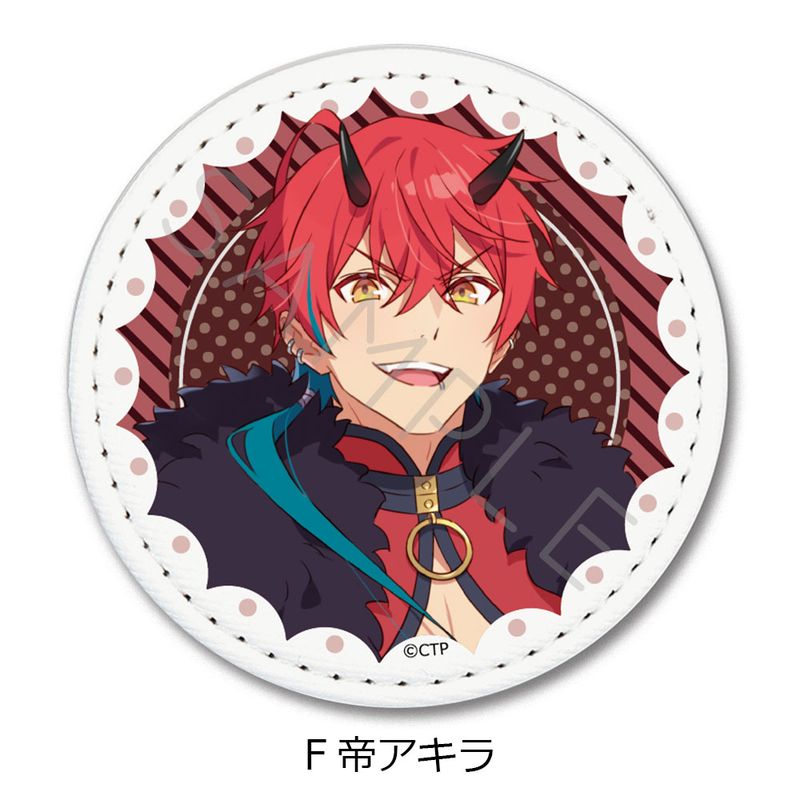 超かぐや姫 帝アキラ アクリルスタンド 缶バッジ まとめ売り 超かぐや姫!_レザーバッジ F 帝アキラ | 超かぐや姫！ 公式グッズ
