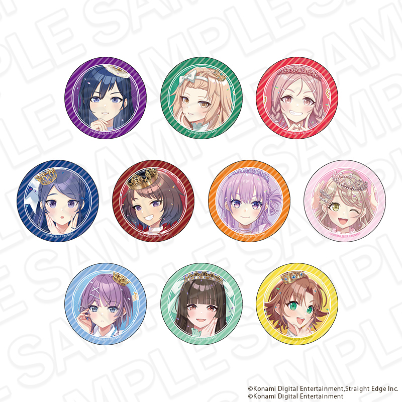 シャインポスト_ホログラムカンバッジ(ランダム) B 2024バースデー ver.　【コンプリートOPP／10個入り】