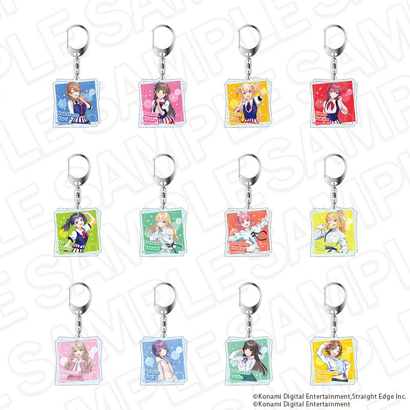 シャインポスト_ホログラムアクリルキーホルダー(ランダム) A　【コンプリートOPP／12個入り】