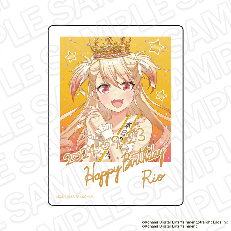 シャインポスト_アクリルブロック 聖舞 理王 2024バースデー ver.