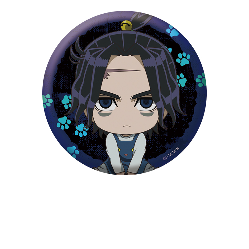 ニャイト・オブ・ザ・リビングキャット_ぺたん娘缶バッジ クナギ