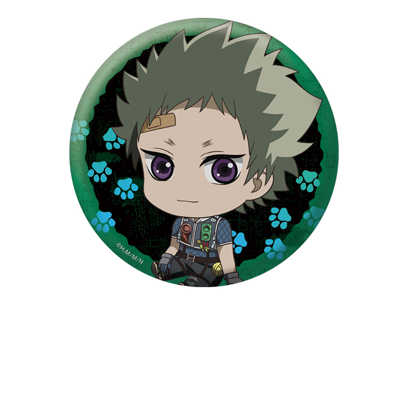 ニャイト・オブ・ザ・リビングキャット_ぺたん娘缶バッジ アラタ