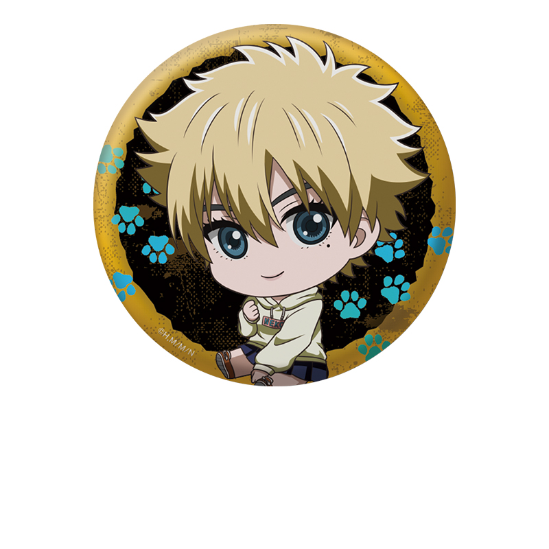 ニャイト・オブ・ザ・リビングキャット_ぺたん娘缶バッジ ツツミ