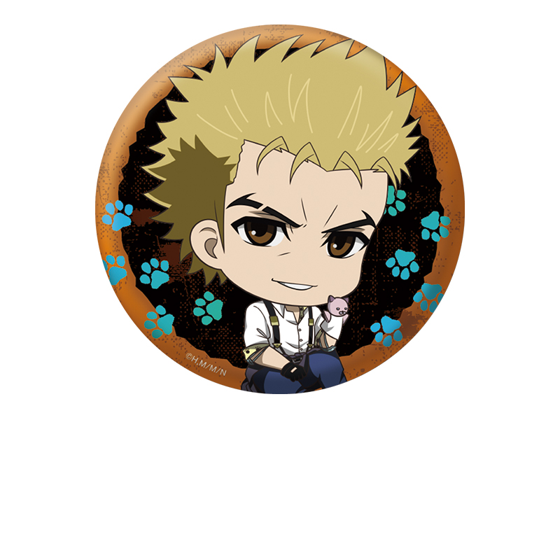 ニャイト・オブ・ザ・リビングキャット_ぺたん娘缶バッジ レン