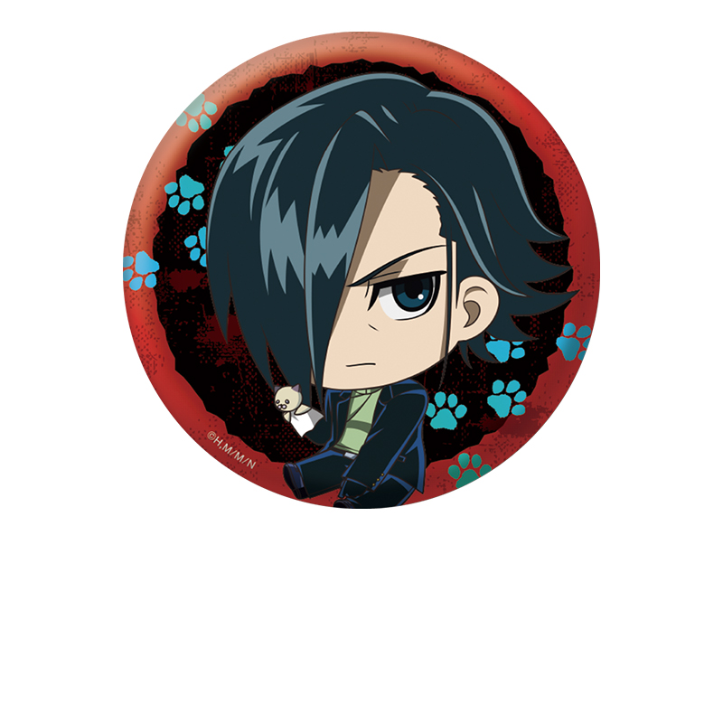 ニャイト・オブ・ザ・リビングキャット_ぺたん娘缶バッジ マサキ