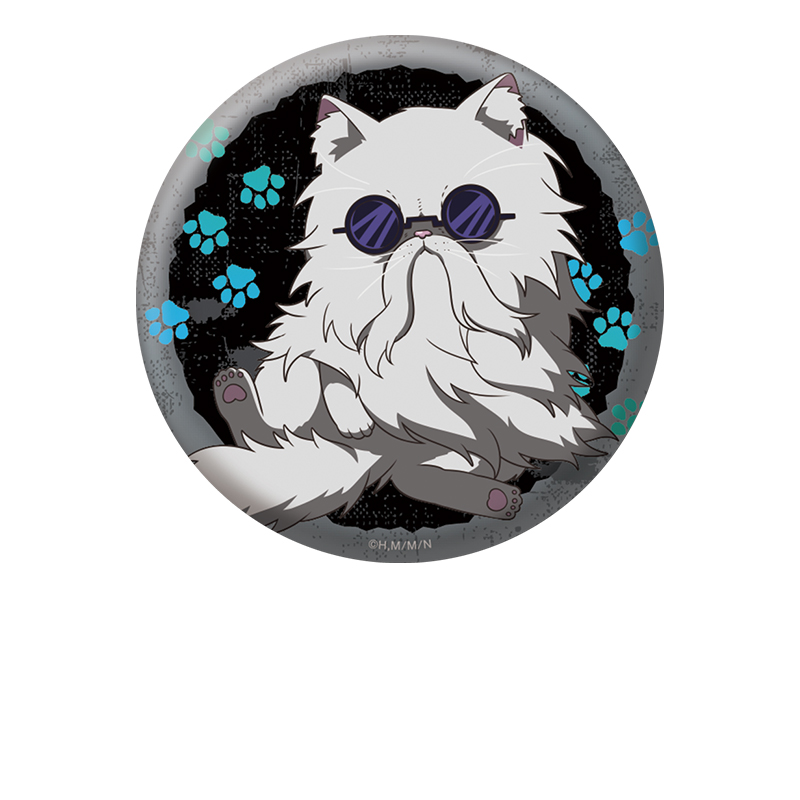 ニャイト・オブ・ザ・リビングキャット_ぺたん娘缶バッジ コウジ