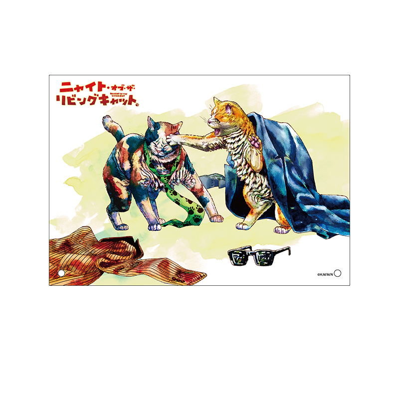 ニャイト・オブ・ザ・リビングキャット_アクリルパネル A