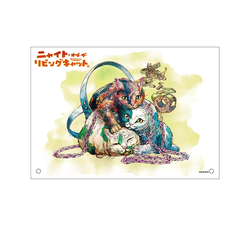 ニャイト・オブ・ザ・リビングキャット_アクリルパネル B