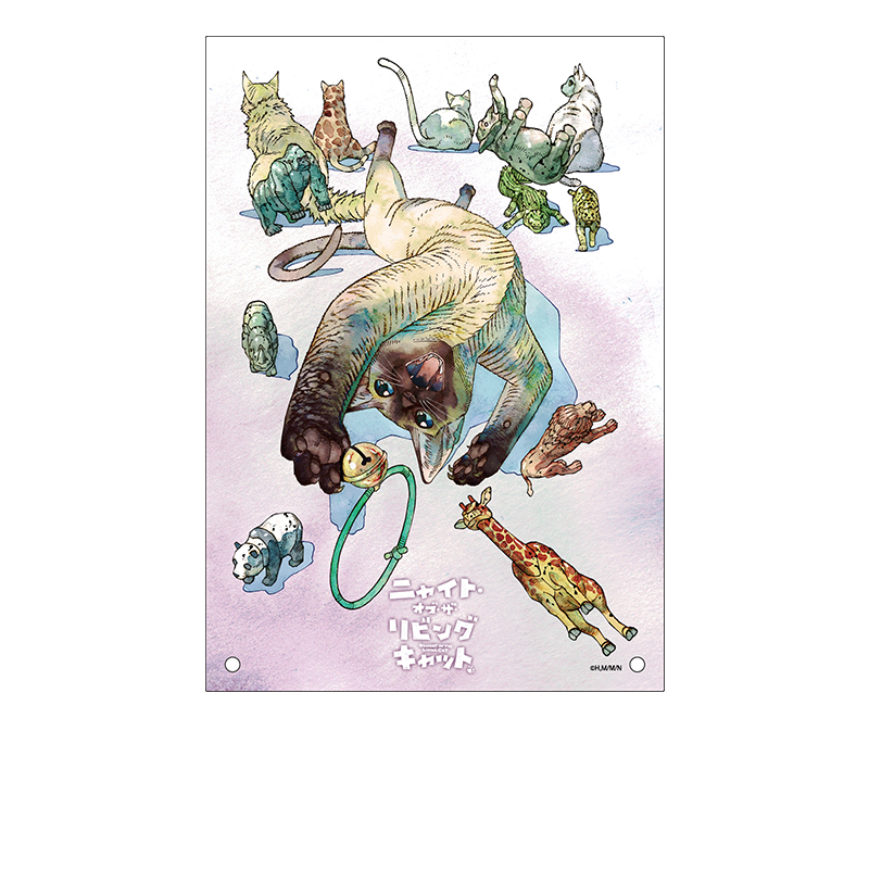 ニャイト・オブ・ザ・リビングキャット_アクリルパネル D