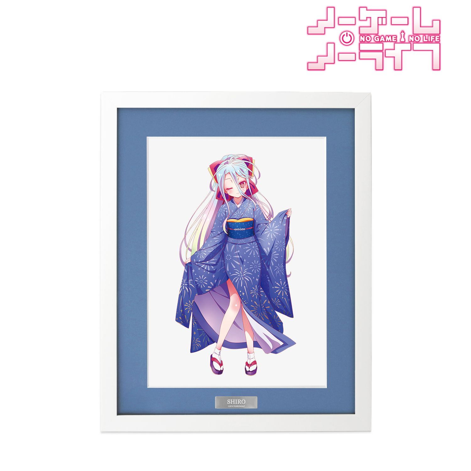 ノーゲーム・ノーライフ_描き下ろし 白 和装ver. A4キャラファイングラフ