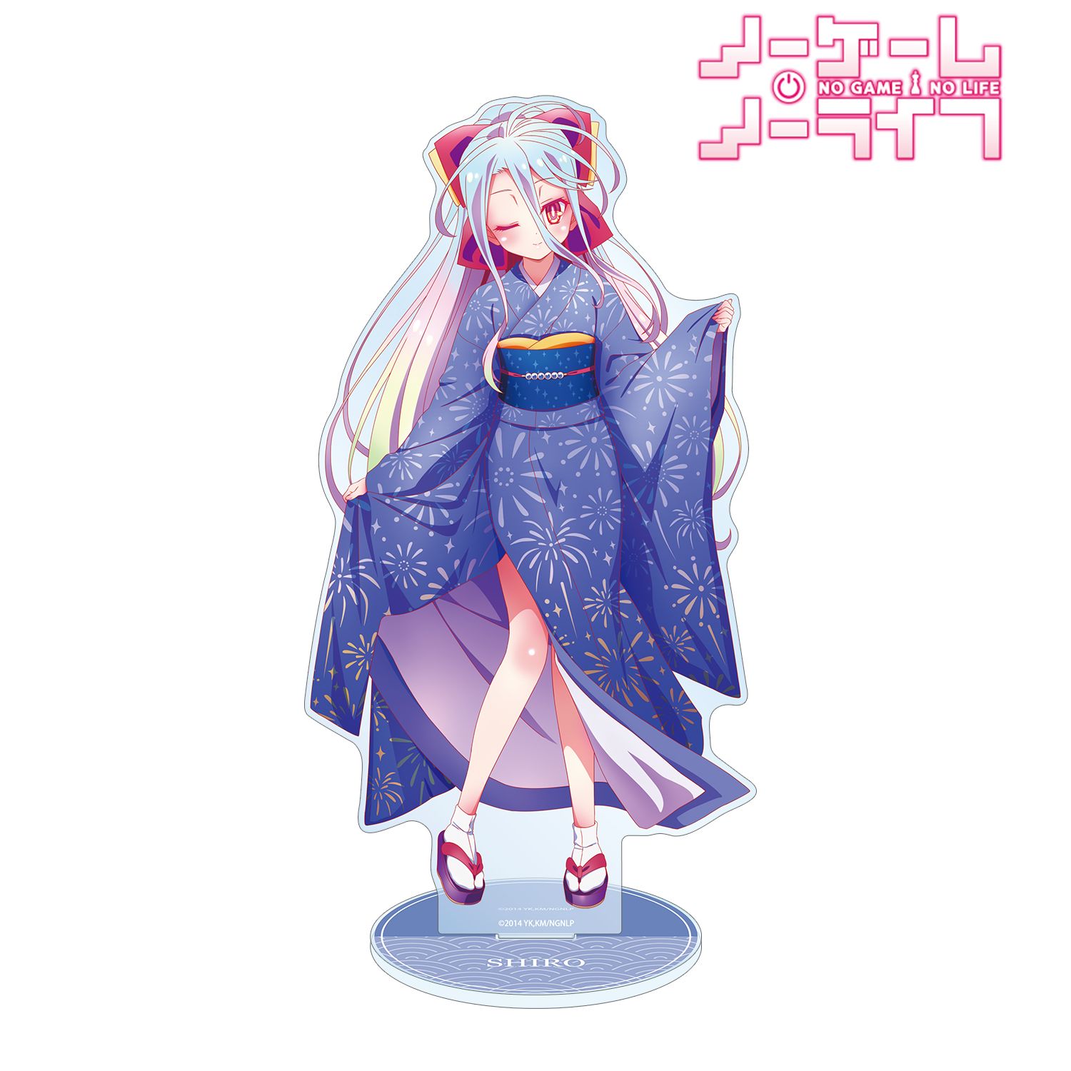 ノーゲーム・ノーライフ_描き下ろし 白 和装ver. 特大アクリルスタンド