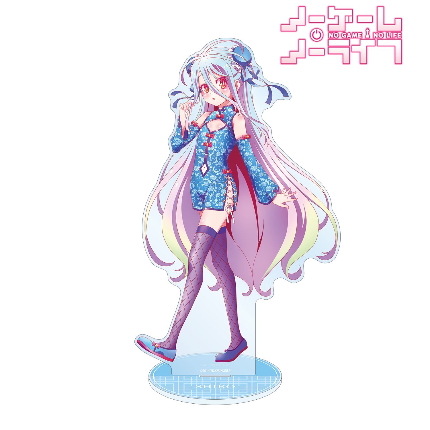 ノーゲーム・ノーライフ_描き下ろし 白 チャイナドレスver. 特大アクリルスタンド