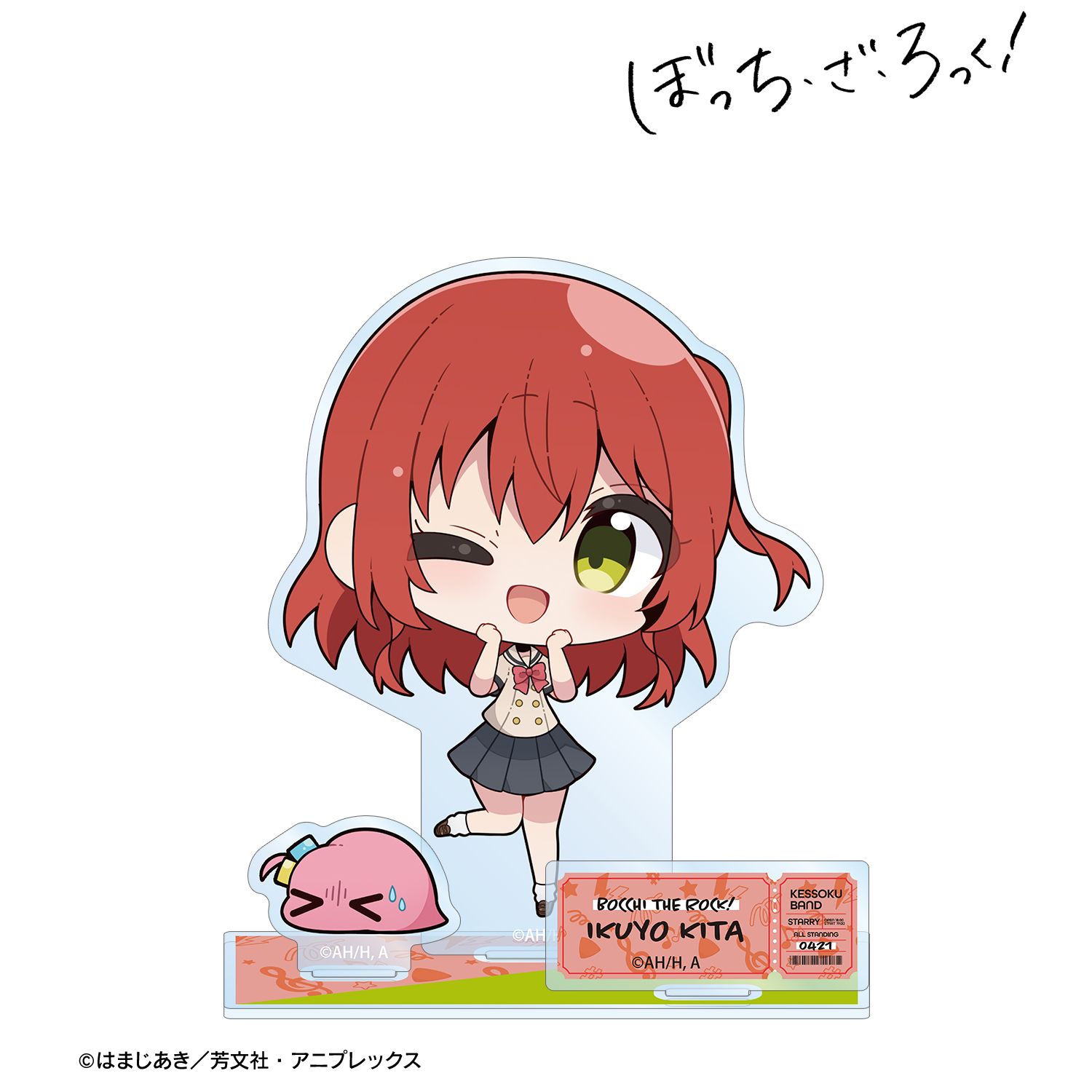 ぼっち・ざ・ろっく！_むーらんさんイラスト 喜多郁代 制服ver. パーツ付きBIGアクリルスタンド