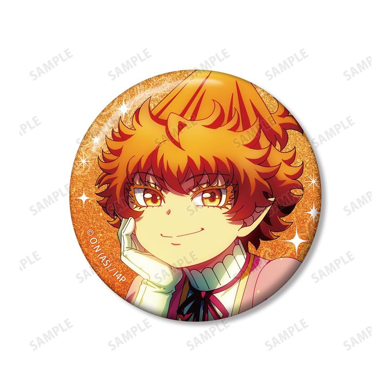 魔入りました！入間くん展 缶バッジ　アガレス・ピケロ　入間展 魔入りました！入間くん_アガレス・ピケロ グリッター缶バッジ2個