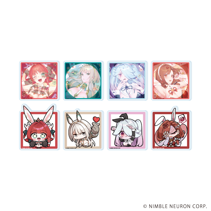 エターナルリターン_アクリルプレートバッジ01/コンプリートセット(全8種)(公式イラスト)【コンプリートセット/8個入り】