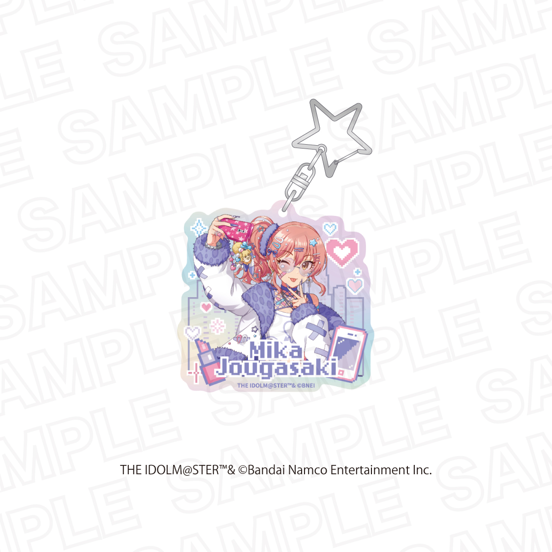 アイドルマスター シンデレラガールズ×アイドルマスター ミリオンライブ!_オーロラアクリルキーホルダー 城ヶ崎美嘉