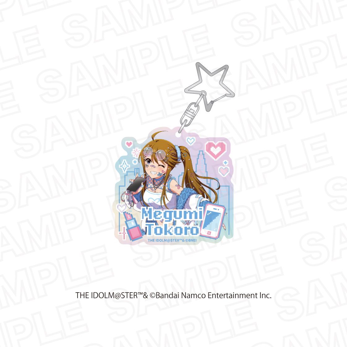 アイドルマスター シンデレラガールズ×アイドルマスター ミリオンライブ!_オーロラアクリルキーホルダー 所恵美