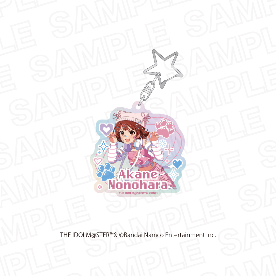 アイドルマスター シンデレラガールズ×アイドルマスター ミリオンライブ!_オーロラアクリルキーホルダー 野々原茜