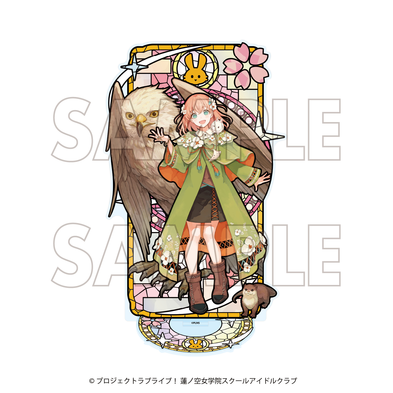 ラブライブ！蓮ノ空女学院スクールアイドルクラブ×石川県コラボ 第四弾_ステンドグラスアクリルスタンド 日野下 花帆