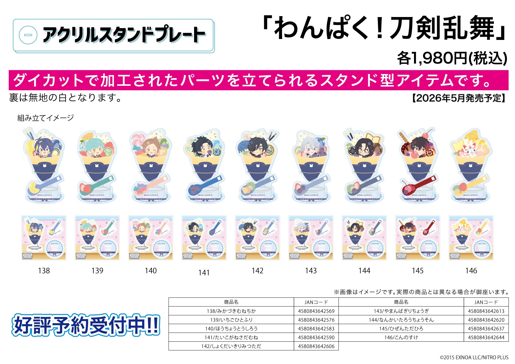 わんぱく！刀剣乱舞_アクリルスタンドプレート146/こんのすけ