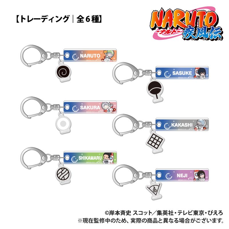 NARUTO-ナルト- 疾風伝_【トレーディング】チャーム付きキーホルダー_