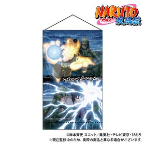 NARUTO Shippuden A4 Tapestry Naruto Uzumaki&Sasuke Uchiha_Newly drawn illustration