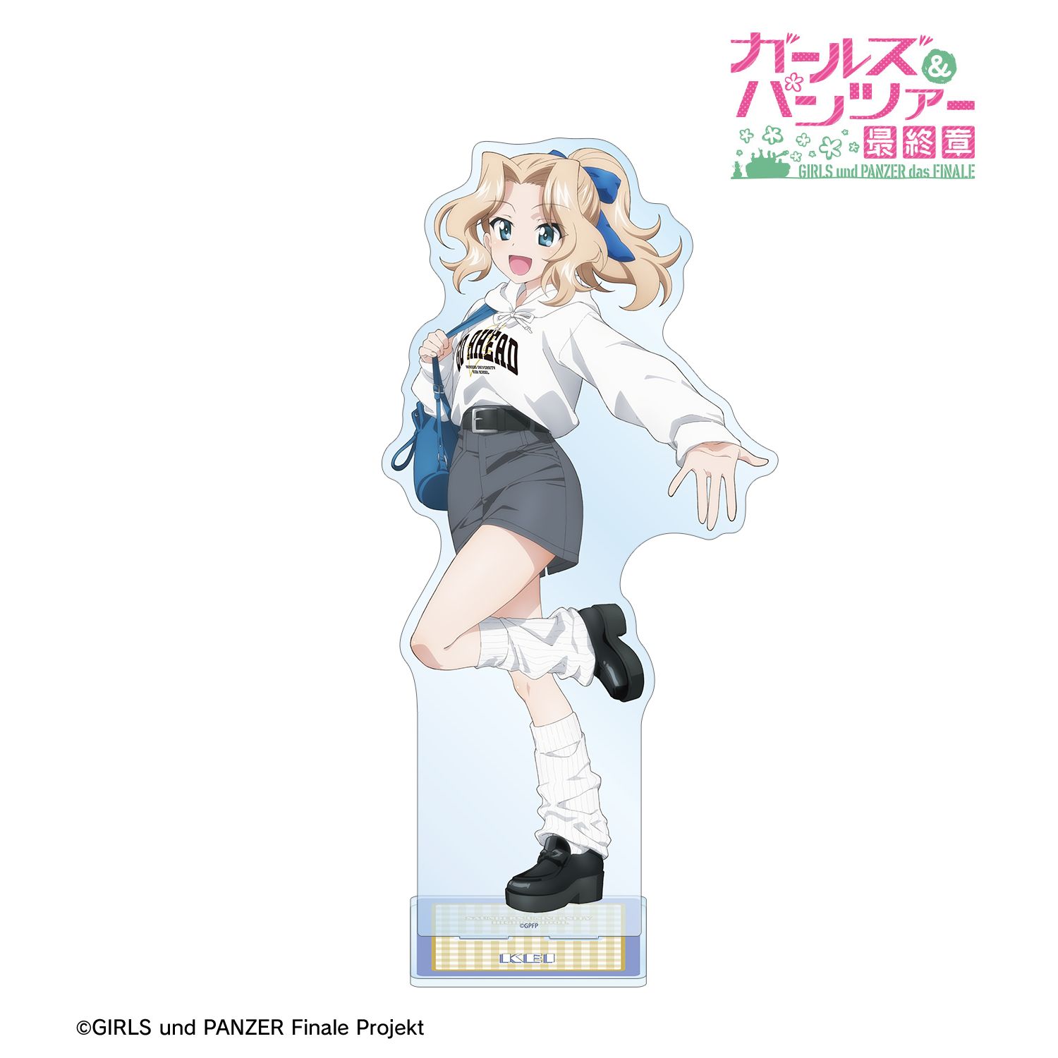 ガールズ＆パンツァー 最終章_描き下ろし ケイ デート私服ver. 特大アクリルスタンド