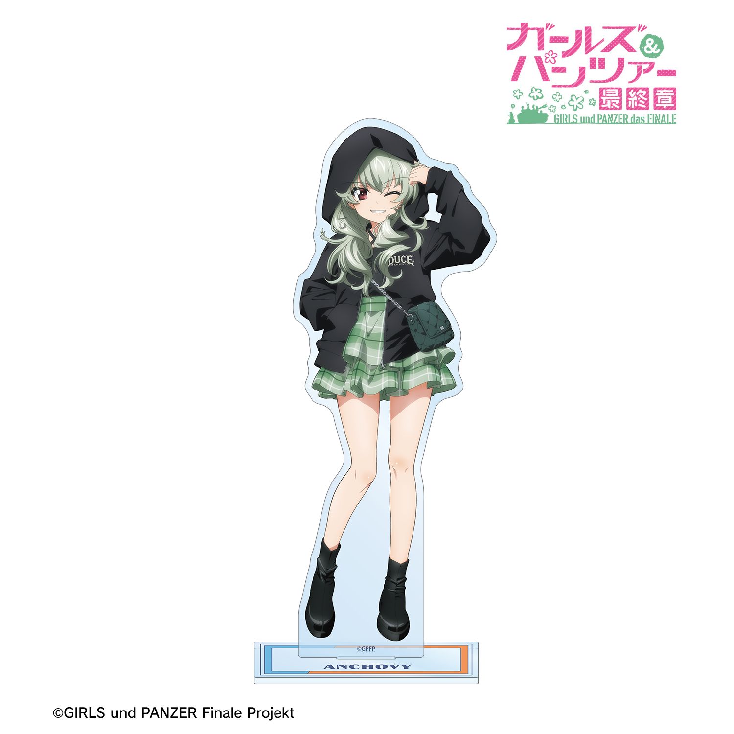 ガールズ＆パンツァー 最終章_描き下ろし アンチョビ デート私服ver. BIGアクリルスタンド