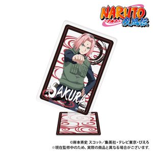 NARUTO Shippuden - Playing Card-Shaped Acrylic Collection Sakura Haruno_Newly drawn illustration