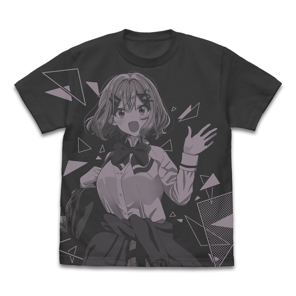 わたしが恋人になれるわけないじゃん、ムリムリ!(※ムリじゃなかった!?)_Lサイズ_甘織れな子 オールプリントTシャツ/SUMI