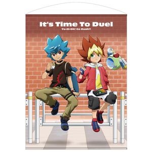 遊☆戯☆王SEVENS_描き下ろし 王道遊我&ルーク 100cmタペストリー オフモードの決闘者Ver.