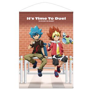 遊☆戯☆王SEVENS_描き下ろし 王道遊我&ルーク B2タペストリー オフモードの決闘者Ver.