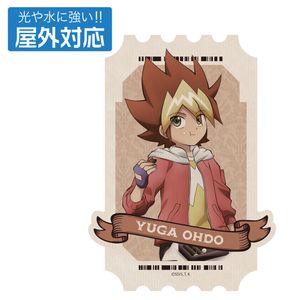 遊☆戯☆王SEVENS_描き下ろし 王道遊我 屋外対応ステッカー オフモードの決闘者Ver.