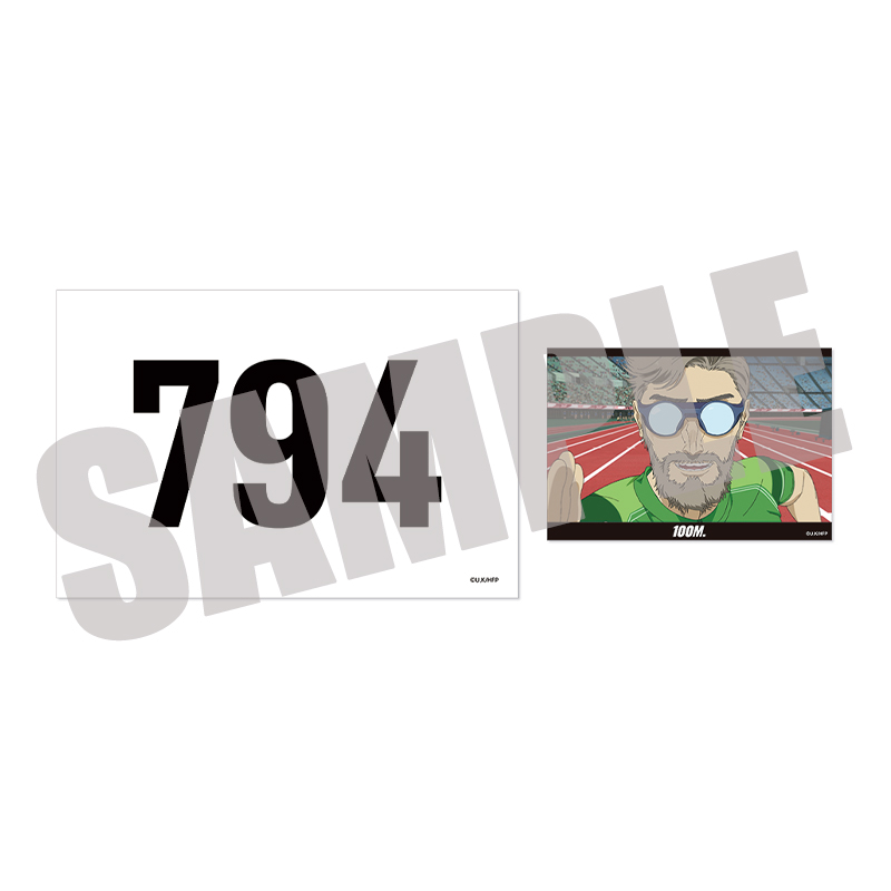 劇場アニメ『ひゃくえむ。』_ゼッケン&ポストカードセット 海棠