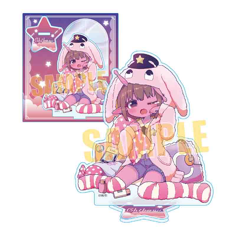 銀河特急 ミルキー☆サブウェイ_アクリルスタンド チハル(パジャマパーティー)