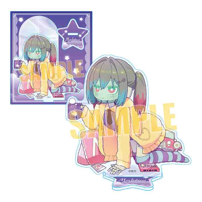 銀河特急 ミルキー☆サブウェイ_アクリルスタンド マキナ(パジャマパーティー)