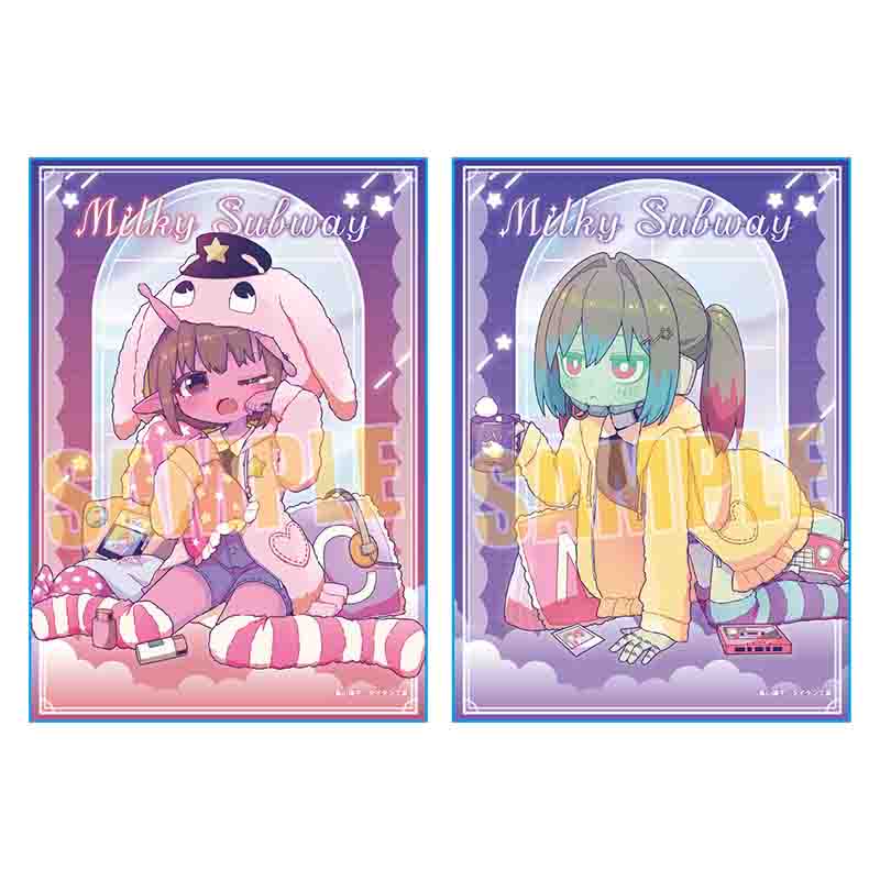 銀河特急 ミルキー☆サブウェイ_らくピタポスター チハル&マキナ