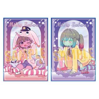 銀河特急ミルキーサブウェイ ミルサブ もちころりん カート 5個セット 銀河特急 ミルキー☆サブウェイ 各駅停車劇場行き_もちころりん カート