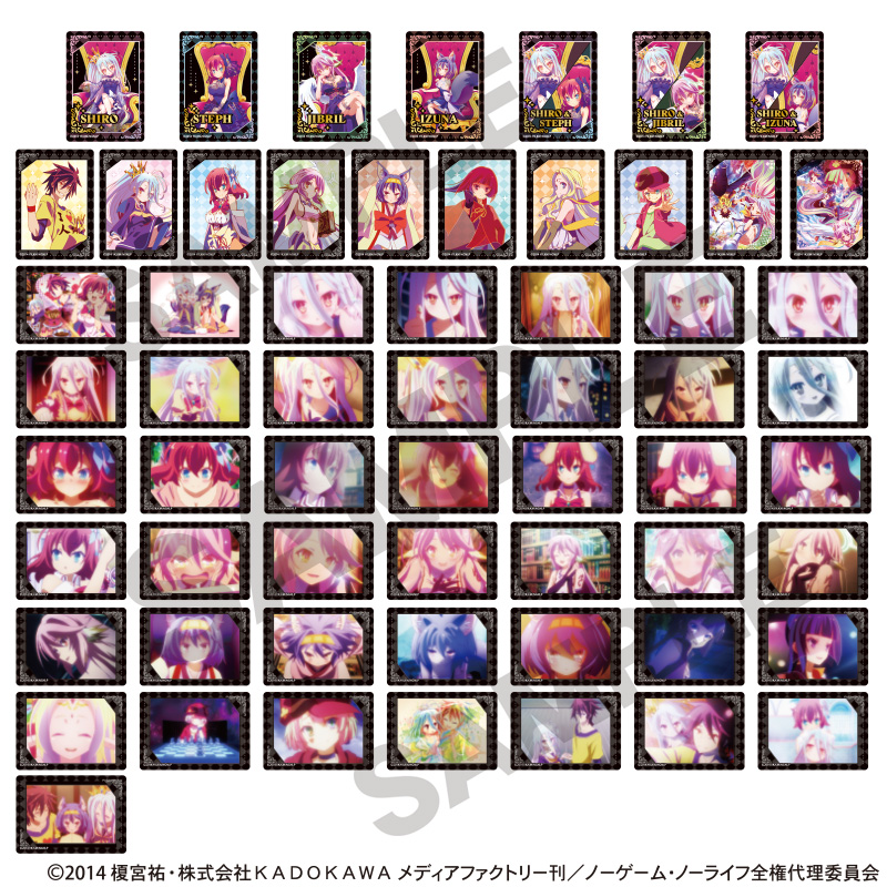 ノーゲーム・ノーライフ_トレーディングふぁぼカ　玉座 【OPP／30パック入り】