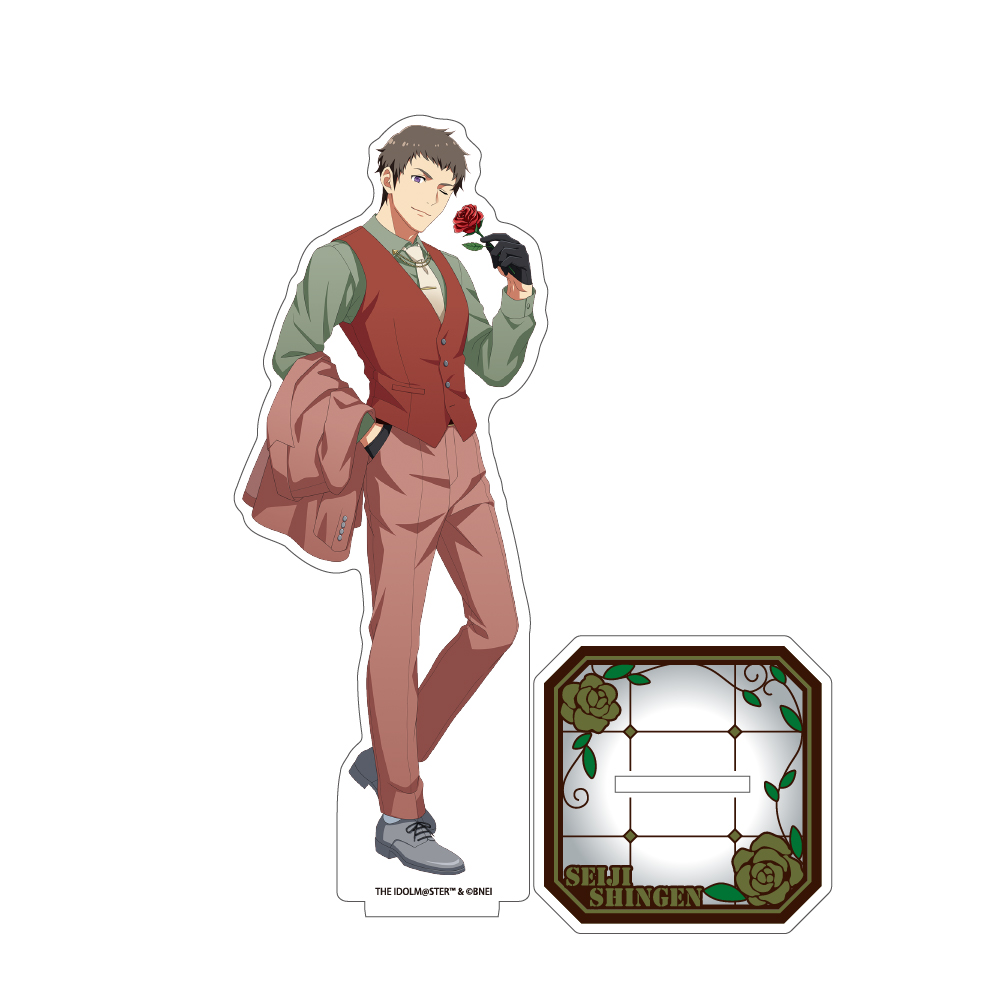 アイドルマスター SideM_描き下ろしアクリルスタンド 信玄誠司 レトローズパーティver.